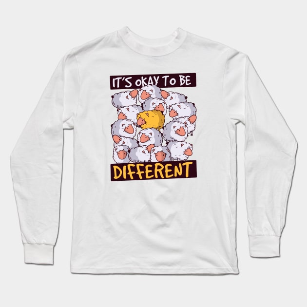 It's Okay to Be Different Long Sleeve T-Shirt by SLAG_Creative